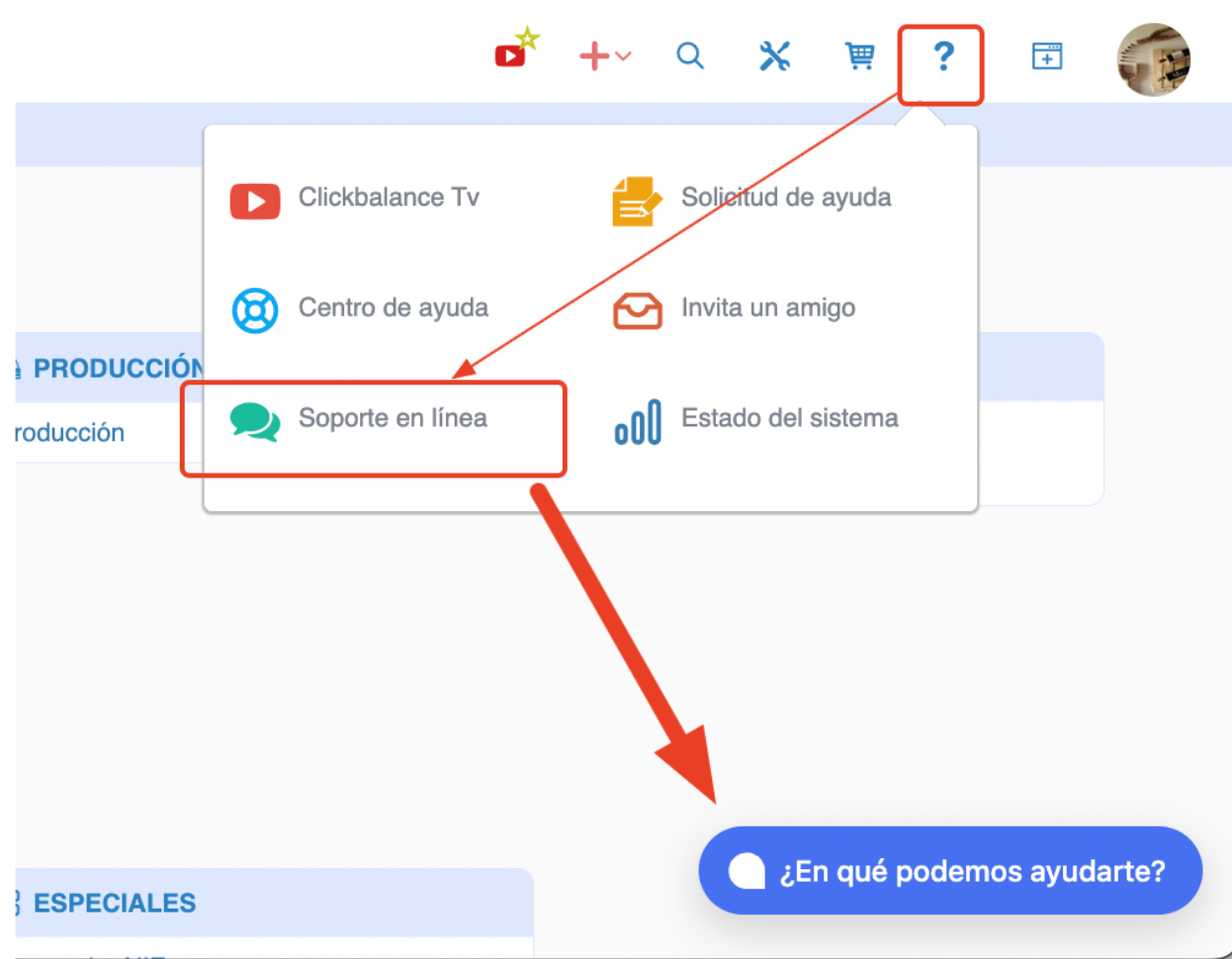 Soporte en línea