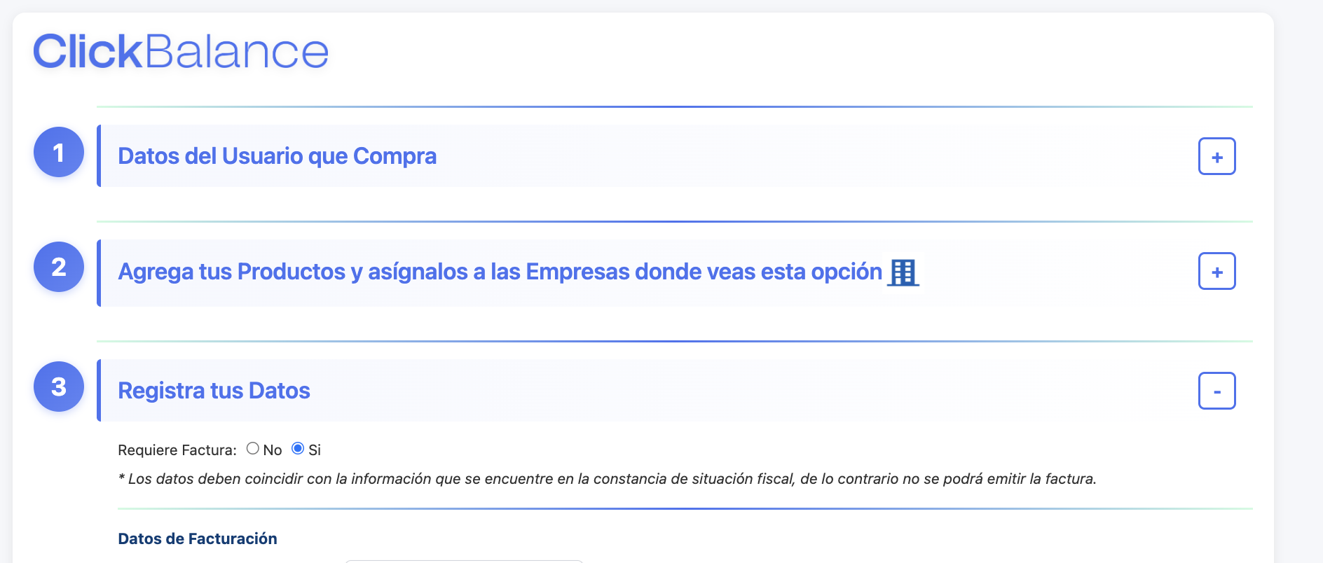 Nuevo Color en ClickBalance