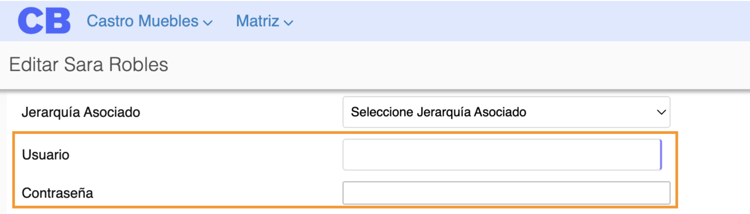 administrador de personas