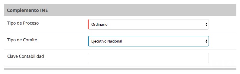 Ordinario INE Nacional