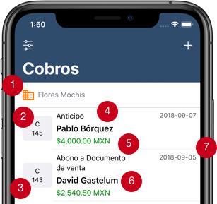 documentos cobro descripción